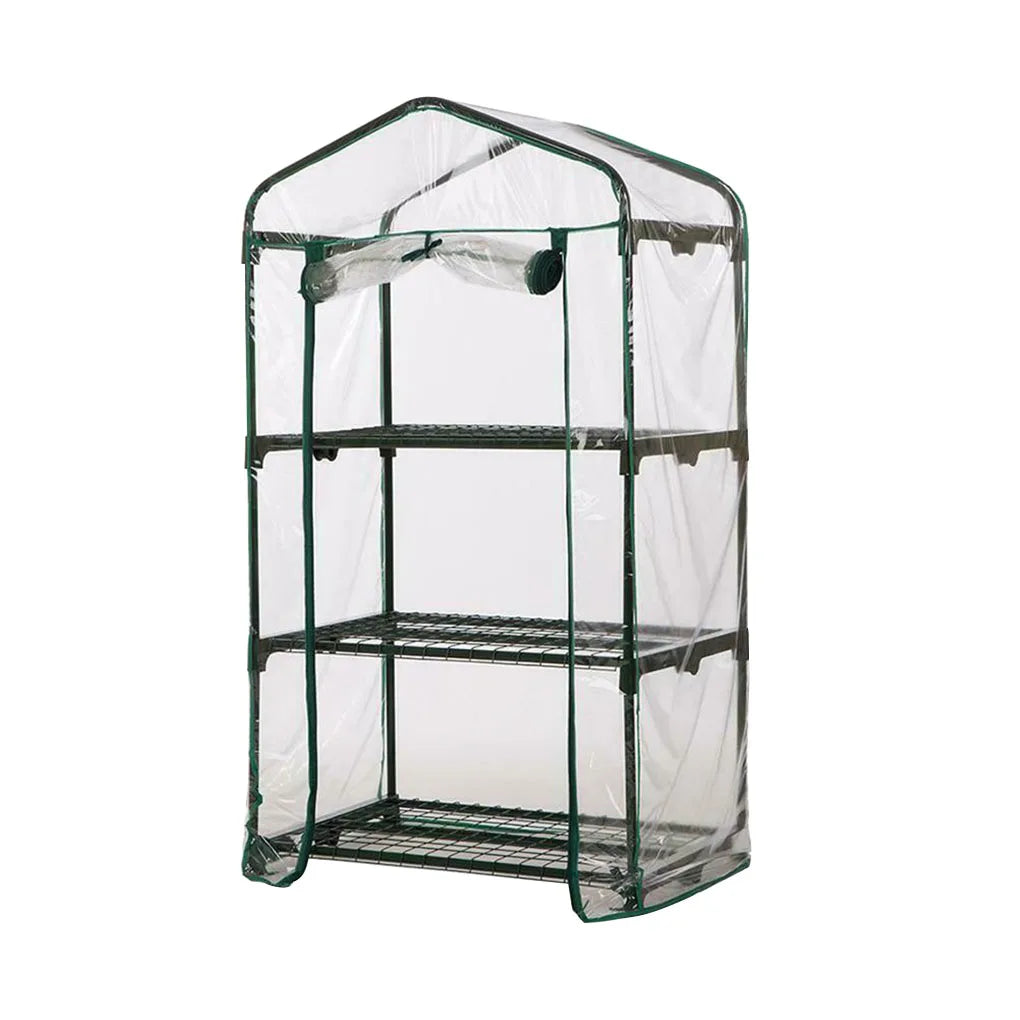 3/4/5 Tiers Garden Greenhouse Cover Plant Flower Growth House Heat Retaining Transparent PVC Waterproof Cover Garden HA6348