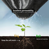 Garden Landscape Fabric Weed Barrier Heavy DutyDriveway Gardening Mat Polypropylene Ground Cover FlowerVegetable Raised Beds Law