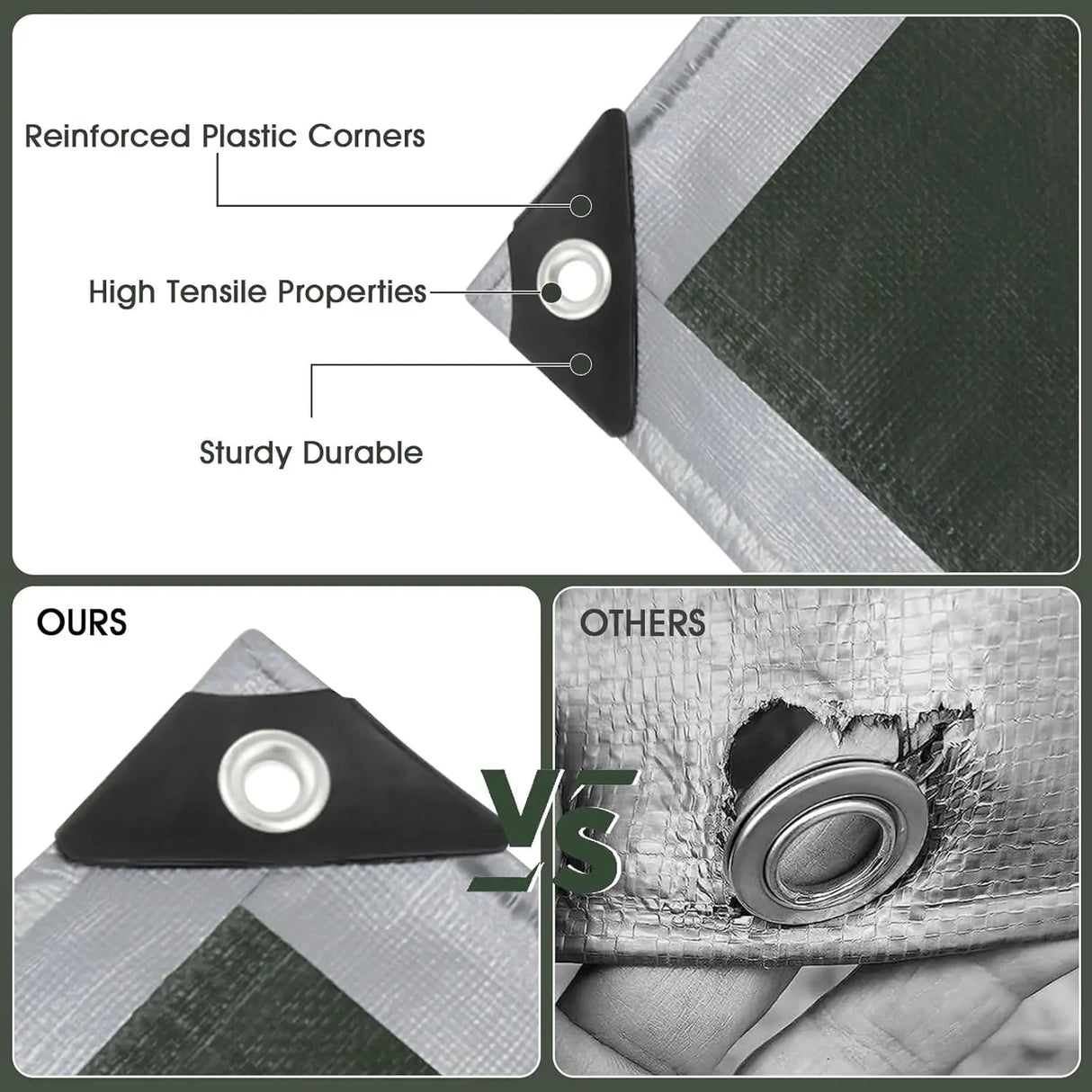 Wholesale Customization Rain Tarp Waterproof Fabric