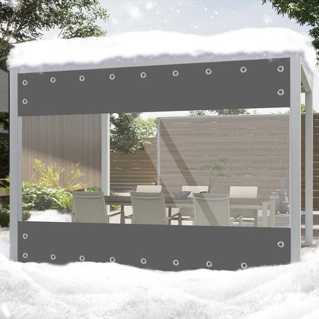 Wholesale Custom PVC Transparent Porch Waterproof Fabric