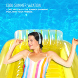 Wholesale Custom Inflatable Sun Pool Floating Row Spot