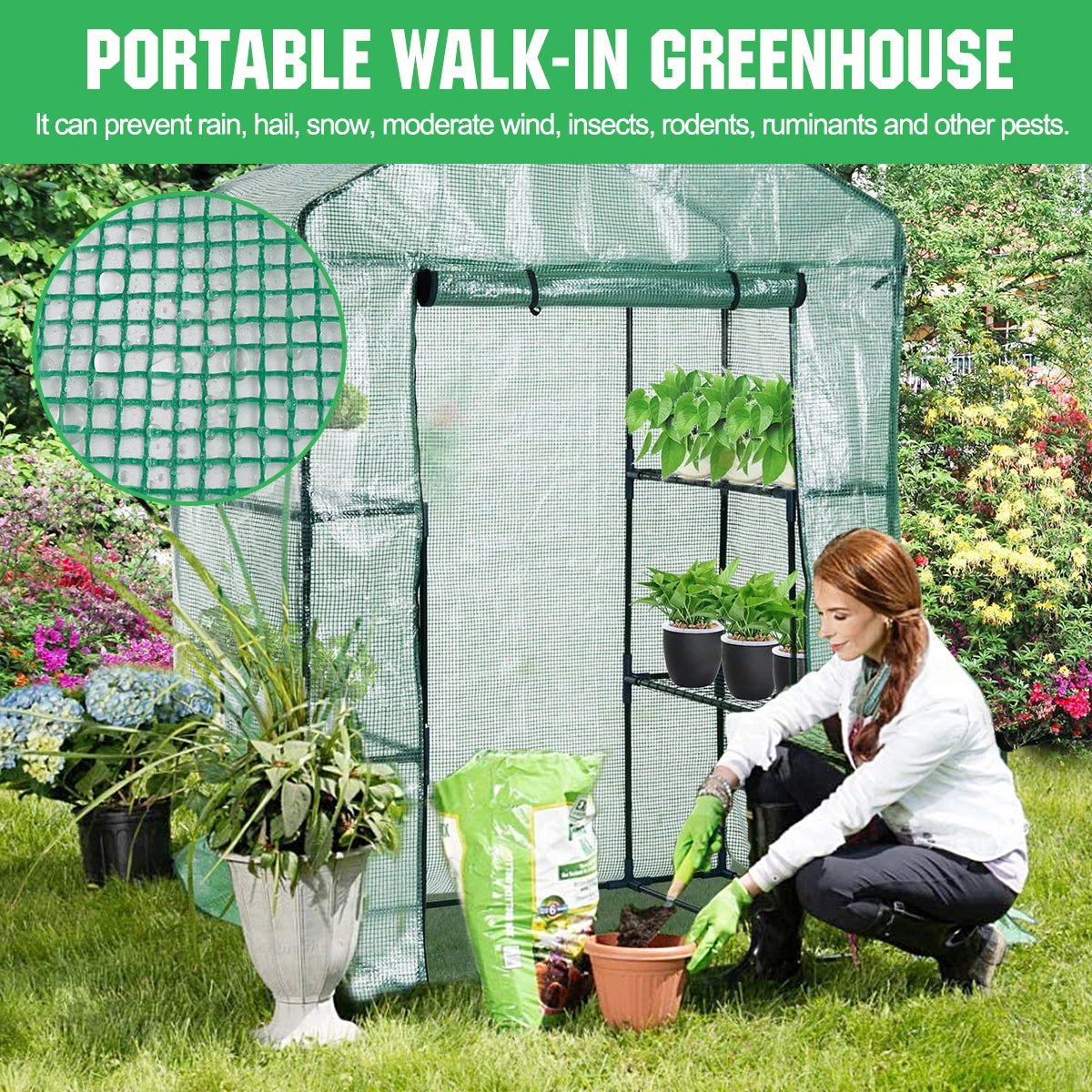 Wholesale Custom PVC Garden Plant Shelter for Warmth and Wind Protection