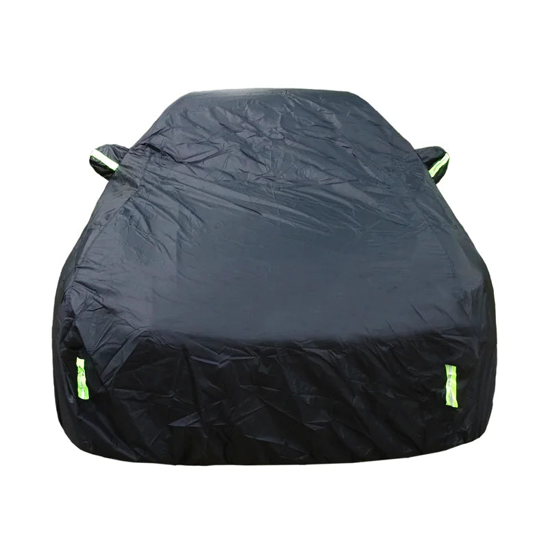 Wholesale Customization Universal SUV/Sedan Zipper Design Black Car Cover