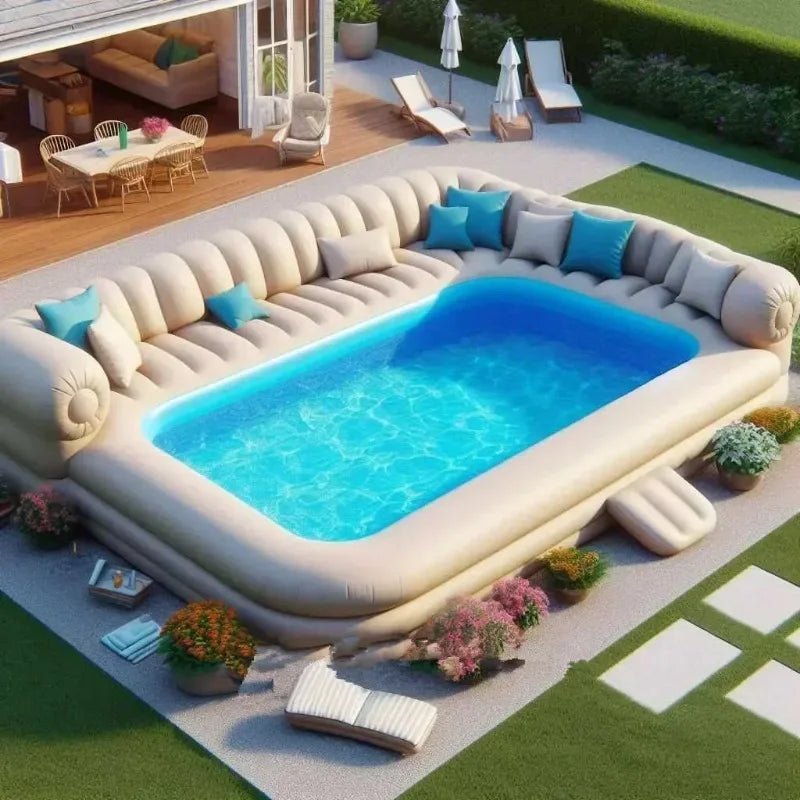 Wholesale Custom PVC Large Inflatable Sofa Pool