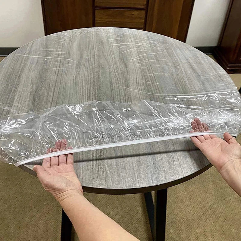 Wholesale Custom PVC Round Elastic Tablecloth