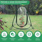1Pc PVC Portable Mini Garden Greenhouse Cover Foldable Pop Up Greenhouse Waterproof Small Greenhouse for Cold Frost Protection