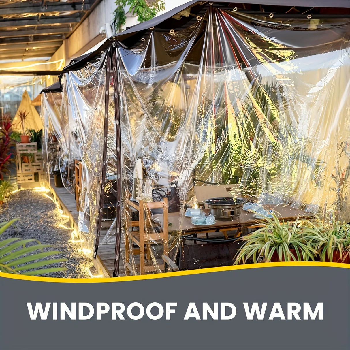Wholesale Custom PVC Transparent Waterproof Porch Awning