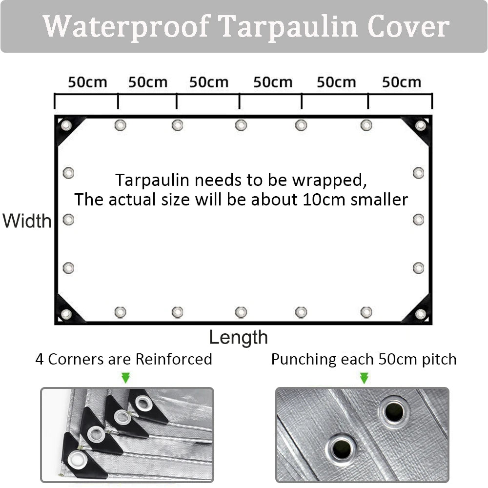 Wholesale Customization Rain Tarp Waterproof Fabric
