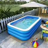 Wholesale custom blue and white large inflatable swimming pool