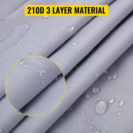 Wholesale Custom PVC 210D Waterproof Boat Cover 17'-19' Beam Width Up to 102"