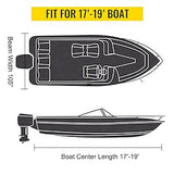 Wholesale Custom PVC 210D Waterproof Boat Cover 17'-19' Beam Width Up to 102"