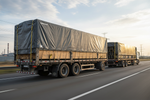 This is the gold standard application for heavy-duty PVC fabric. We see our materials used for flatbed lumber and steel tarps, which are constantly exposed to highway-speed winds, road debris, and wear from cargo.